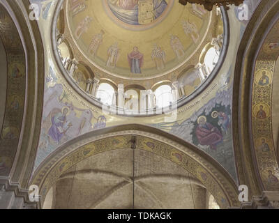 Jérusalem, Israël- septembre, 20, 2016 : le dôme de l'église du Saint-Sépulcre à Jérusalem, Israël dome Banque D'Images