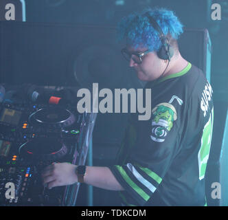 Fort Lauderdale, FL, USA. 14 Juin, 2019. Slushii effectuée pendant l'éclosion de Monster Energy Tour à tour Live le 14 juin 2019 à Miami, en Floride. Credit : Mpi10/media/Alamy Punch Live News Banque D'Images