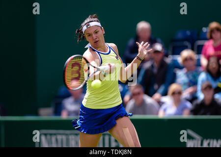 BIRMINGHAM, ANGLETERRE 17 juin Marguerite Gasparyan (Russie) fait concurrence au cours de sa ronde de 32 match contre Elina Svitolina (Ukraine) au cours de la Nature Valley Classic Tennis Tournament à Edgbaston Priory Club, Birmingham le lundi 17 juin 2019. (Crédit : Andy Whitehead | MI News) Credit : MI News & Sport /Alamy Live News Banque D'Images