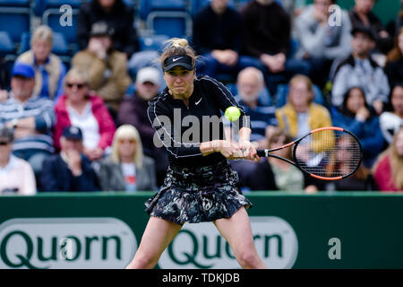 BIRMINGHAM, ANGLETERRE 17 juin Elina Svitolina (Ukraine) fait concurrence au cours de sa ronde de 32 match contre Marguerite Gasparyan (Russie) au cours de la Nature Valley Classic Tennis Tournament à Edgbaston Priory Club, Birmingham le lundi 17 juin 2019. (Crédit : Andy Whitehead | MI News) Credit : MI News & Sport /Alamy Live News Banque D'Images