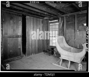 Atelier de peinture, COIN NORD-OUEST. - Gruber Wagon Works, Pennsylvania Route 183 et de l'État Hill Road à Red Bridge Park, Bernville, comté de Berks, PA Banque D'Images