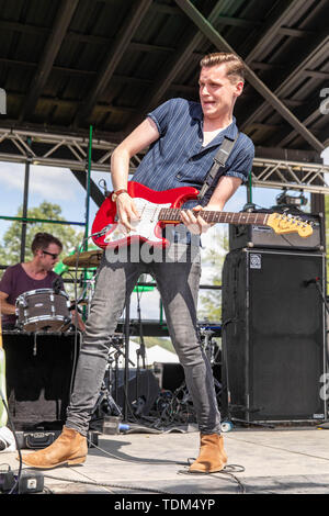 16 juin 2019 - Manchester, New York, États-Unis - PATRICK DRONEY pendant le Bonnaroo Music  + Arts Festival à Manchester, New Hampshire (crédit Image : © Daniel DeSlover/Zuma sur le fil) Banque D'Images