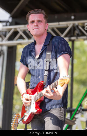 16 juin 2019 - Manchester, New York, États-Unis - PATRICK DRONEY pendant le Bonnaroo Music  + Arts Festival à Manchester, New Hampshire (crédit Image : © Daniel DeSlover/Zuma sur le fil) Banque D'Images