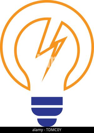 Logo lampe modèle vecteur illustration Illustration de Vecteur