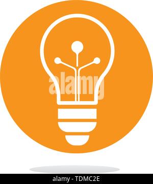 Logo lampe modèle vecteur illustration Illustration de Vecteur