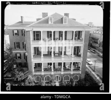 IMAGE PHOTOGRAMMÉTRIQUE- vue aérienne, de l'élévation - George Robertson House, 1 Street, Charleston, Charleston County, SC Banque D'Images