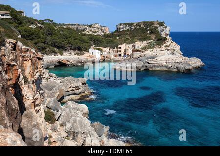 Cala S'Almunia, Sa Comuna, près de Cala Llombards, Majorque, Îles Baléares, Espagne Banque D'Images
