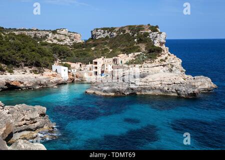 Cala S'Almunia, Sa Comuna, près de Cala Llombards, Majorque, Îles Baléares, Espagne Banque D'Images