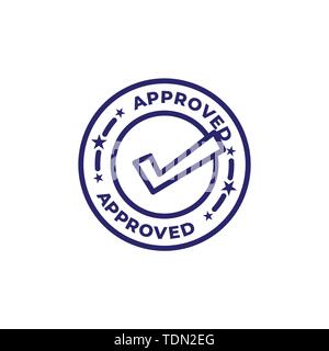 L'approbation et l'icône de signature w - Imagerie de montrer quelqu'un compte tenu de l'aller de l'avant Illustration de Vecteur