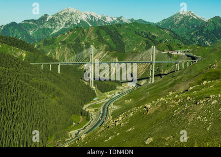 24 juin dans le Xinjiang Yili, Banque D'Images