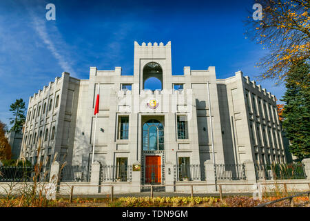 Botschaft Katar, Hagenstrasse, Roseneck, Wilmersdorf, Berlin, Deutschland Banque D'Images