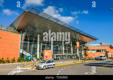 Hauptgebaeude, Flughafen, Capodichino Napoli, Italie Banque D'Images