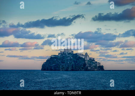 Aragonerburg, château Aragonais, Insel Ischia, Italie Banque D'Images