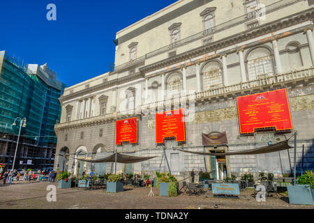 Opernhaus, Teatro San Carlo, Napoli, Italie Banque D'Images