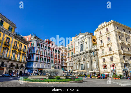 Piazza Trieste e Trento, Napoli, Italie Banque D'Images