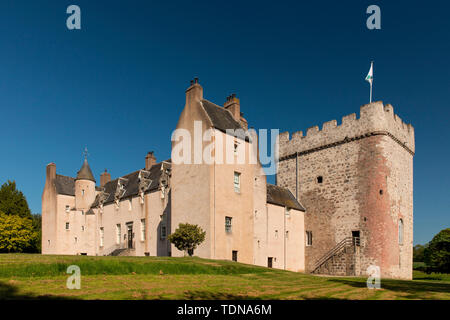 Château de tambour, Aberdeenshire, Scotland, UK Banque D'Images