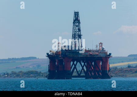 De forage, de Moray Firth, Ecosse, Royaume-Uni Banque D'Images