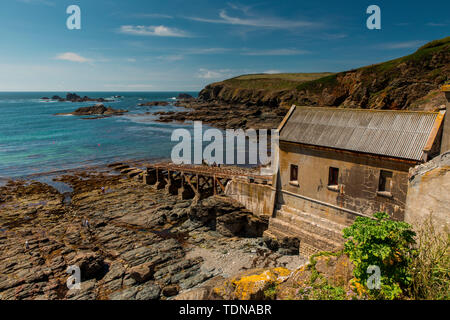 Le cap Lizard, Cornwall, UK Banque D'Images