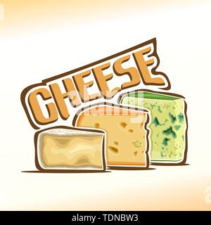 Logo vector pour le Fromage Illustration de Vecteur