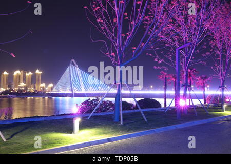 Bahe Pont Rainbow, Xi'an, Shaanxi Banque D'Images