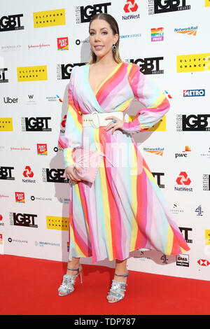 Le prix LGBT 2019 - Arrivées avec : Katherine Ryan Où : London, Royaume-Uni Quand : 17 mai 2019 Credit : Lia Toby/WENN.com Banque D'Images