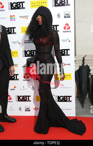 Le prix LGBT 2019 - Arrivées en vedette : Sinitta Où : London, Royaume-Uni Quand : 17 mai 2019 Credit : Lia Toby/WENN.com Banque D'Images