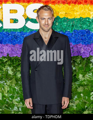 New York, NY - 09 juin 2019 : un invité assiste à la 73e Assemblée Annuelle des Tony Awards au Radio City Music Hall Banque D'Images