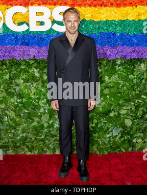 New York, NY - 09 juin 2019 : un invité assiste à la 73e Assemblée Annuelle des Tony Awards au Radio City Music Hall Banque D'Images