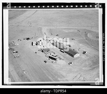 Photocopie de photographie (ca. 1962, de l'estampe originale en possession de l'Army Corps of Engineers, Ft. Belvoir, Virginie) Photographe inconnu. Vue aérienne du centre de contrôle de lancement en construction - Ellsworth Air Force Base, Delta, Vol 10 km de rayon autour de la sortie 127 de l'Interstate 90, de l'intérieur, le comté de Jackson, SD ; Hess, Roise, entreprise et entrepreneur, Wegman-French, Lysa, émetteur ; Lyon, Robert, photographe ; Lauber, John F, historien Banque D'Images