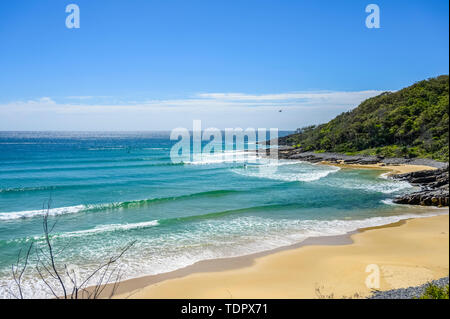 Plage de Noosa Heads, Sunshine Coast, Noosa Heads, Queensland, Australie Banque D'Images