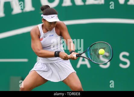 Au cours d'Osaka Naomi jour 4 de la Nature Valley Classic à Edgbaston, Birmingham Club Priory. Banque D'Images