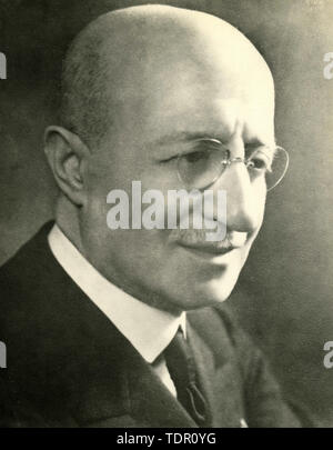 Portrait du compositeur italien Francesco Cilea, 1930 Banque D'Images
