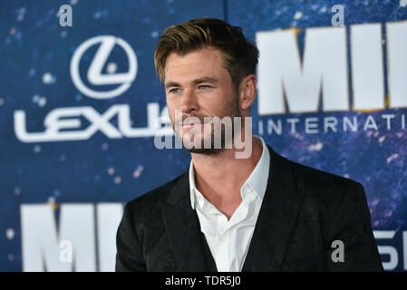 Chris Hemsworth assiste à l''Men in Black' International première mondiale dans l'AMC Loews Lincoln Square 13 le 11 juin 2019 à New York. Banque D'Images