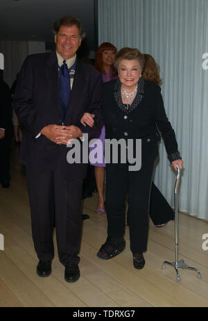 21 févr., 2002 ; Los Angeles, Californie, USA ; l'actrice ESTHER WILLIAMS @ Minnelli/Gest a tenu l'engagement @ l'hôtel Mondrian.. (Crédit Image : Â© Chris Delmas/Zuma sur le fil) Banque D'Images