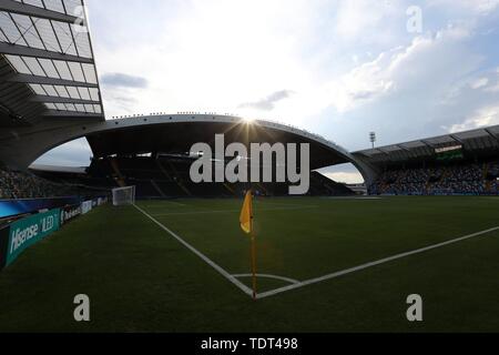 Udine, Italie. 17 Juin, 2019. firo : 17.06.2019, Fuvuball, International, l'UEFA U21 Championnat d'Europe 2019, 1er match de l'Allemagne - Danemark, Stadio Friuli, déposant, feauture, général, l'utilisation de crédit dans le monde entier | : dpa/Alamy Live News Banque D'Images