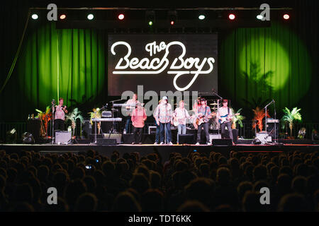 Hanovre, Allemagne. 18 Juin, 2019. Les Beach Boys sera sur scène de Swiss Life Hall durant le concert d'ouverture de leur 'One Night' de tous les résultats de la tournée. Credit : Ole Spata/dpa/Alamy Live News Banque D'Images