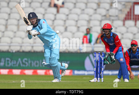 MANCHESTER, Angleterre. 18 juin 2019 : James Vince de l'Angleterre au cours de l'Angleterre au bâton v l'Afghanistan, l'ICC Cricket World Cup Match, à Old Trafford, Manchester, Angleterre. Credit : European Sports Agence photographique/Alamy Live News Banque D'Images