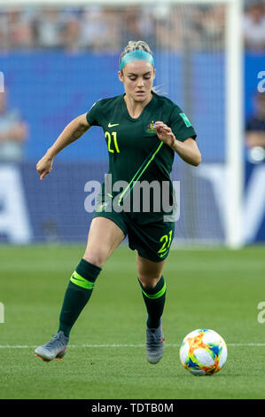 Grenoble, France. 18 Juin, 2019. France, Grenoble, Stade des Alpes, 18.06.2019, Football - Coupe du Monde féminine de la FIFA - Jamaïque - L'Australie de droit : de Ellie Carpenter (Australie, n° 21) | Le monde d'utilisation : dpa Crédit/Alamy Live News Banque D'Images