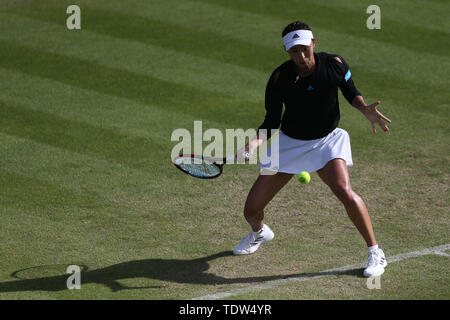 Wang Qiang pendant six jours de la Nature Valley Classic à Edgbaston, Birmingham Club Priory. Banque D'Images