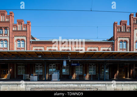 Hansestadt Stendal (Allemagne). 13 Juin, 2019. Stendal gare. Credit : Klaus-Dietmar Gabbert/dpa-Zentralbild/ZB/dpa/Alamy Live News Banque D'Images