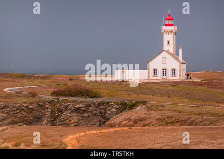 Programme Phare des poulains, France, Bretagne, Morbihan, Belle-Île-en-Mer Banque D'Images