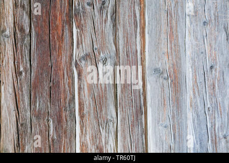 Mur en bois, Suisse, Valais Banque D'Images