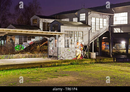 Ancienne gare, Suedpark, Allemagne, Rhénanie du Nord-Westphalie, région du Bergisches Land, à Solingen Banque D'Images