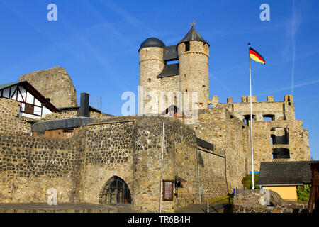 Le Château de Greifenstein, Allemagne, Hesse, Burg Greifenstein Banque D'Images