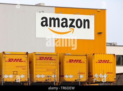 Centre logistique d'amazon sur le site de l'ancienne Westfalenhuette, Allemagne, Rhénanie du Nord-Westphalie, Ruhr, Dortmund Banque D'Images