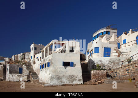 Village de pêcheurs Tifnite, Maroc, du Parc National de Souss Massa, Tifnite Banque D'Images