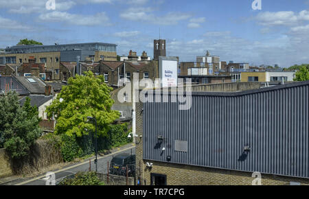La gare de Liverpool Street, London United Kingdom 14 juin 2018. De l'aéroport de Stansted le train Stansted Express prend les voyageurs se rendant à Londres Liverpool sta Banque D'Images