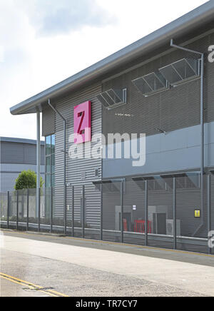 Un centre de stockage de données sécurisé géré par Zenium sur le Slough Trading Estate, près de Heathrow, Londres, UK Banque D'Images