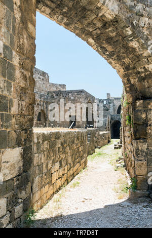 Citadelle de Raymond de Saint-Gilles, Tripoli, Liban Banque D'Images