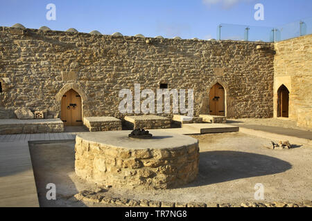 Ateshgah de Bakou (Temple du feu dans Suraxanı). L'Azerbaïdjan Banque D'Images